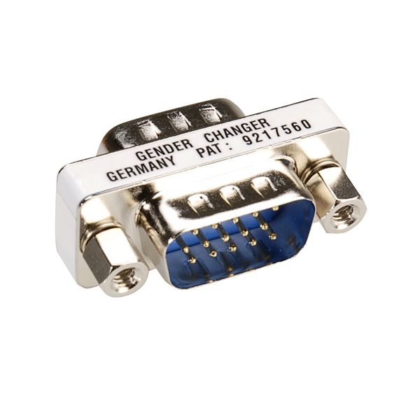 ROLINE HD15 genderchanger M/M zilver