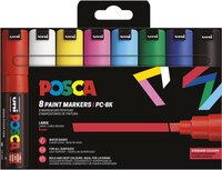 POSCA paintmarker PC-8K | 8 mm | etui van 8 stuks in basiskleuren
