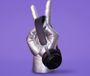 Luckies Support pour casque Peace Out - Argent