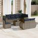 Maison Exclusive - Ensemble de jardin 9 pièces, avec coussins, gris, en polyrotin
