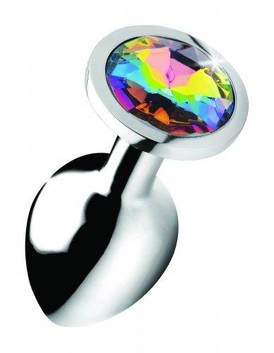 Booty Sparks Rainbow Gem Buttplug - Middel