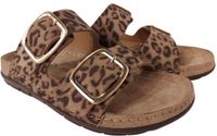 Rohde 5890 18 Slippers Dames Panterprint Bruin