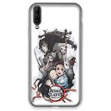 Beschermhoes Wiko Beschermhoes voor Wiko View 4, Manga Demon Slayer, wit