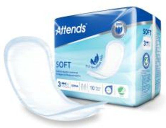 Attends Soft Extra 3 - 10 stuks - Incontinentiepads - Unisex
