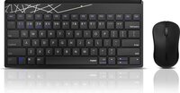 Rapoo 8000M QWERTY UI Draadloze Combo set - Zwart