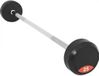 Gorilla Sports Barre fixe - Fonte (revêtement caoutchouc) - 25 kg