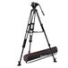 Manfrotto 502X Fluid Video Head with Aluminium Twin leg tripod MS