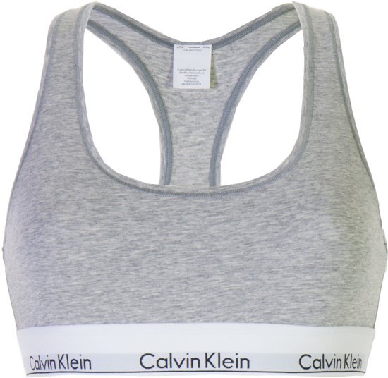 Calvin Klein - Modern Cotton Bh Top Grijs - L