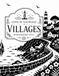Livre de Coloriage Villages Monochrome Cosy