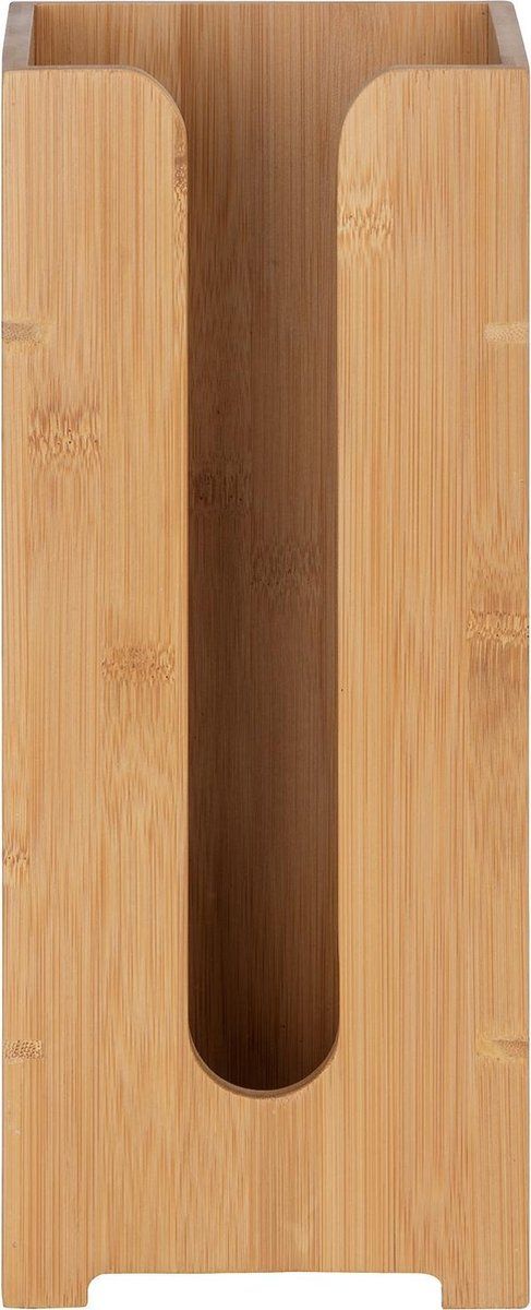 WENKO Reserverolhouder bamboe hout bruin