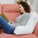 Wan GmbH Coussin de lecture, coussin de dossier lit (velours côtelé)