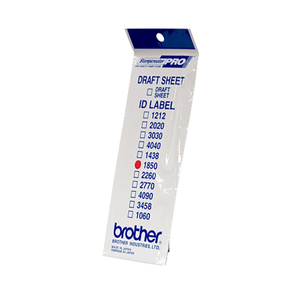 Brother ID1850 Label - 18 x 50mm - 12 Labels