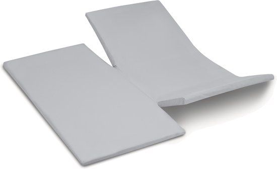 Cinderella Jersey Splittopper Hoeslaken - Lichtgrijs - 180x210 cm