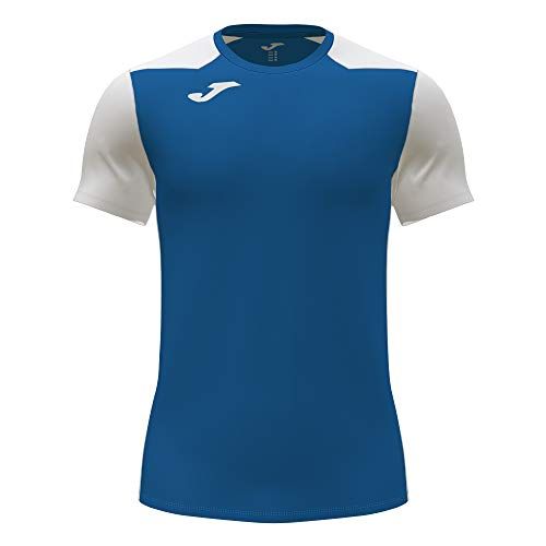 Joma T-shirt met korte mouwen Record II koningsblauw wit