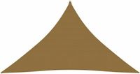 vidaXL Zonnezeil 160 g/m² 3x3x4,2 m HDPE Taupe