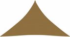 vidaXL Zonnezeil 160 g/m² 3x3x4,2 m HDPE Taupe