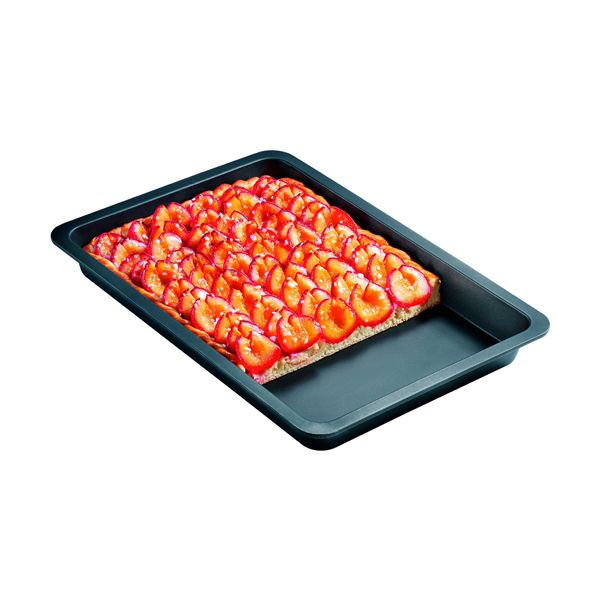 Zenker 6536 Bakplaat - Rechthoekig - Zwart - 42 x 29 cm - 4 cm hoog - Anti-aanbaklaag