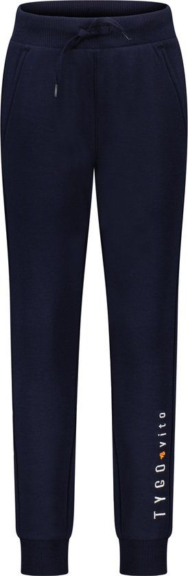 TYGO & vito XNOOS-6610 Jongens Joggingbroek - Katoenmix - Navy - Maat 122/128