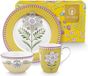 Pip Studio Lily & Lotus Ontbijtset 3-delig Geel Porselein