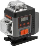 Yato Professionele 4D Kruislijnlaser – 16 Lijnen (4 Vlakken) – Groene Laserstraal – Bereik 25 m – Met 2x Li-Ion Accu, Afstandsbediening, Muurbeugel & Koffer