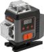 Yato Professionele 4D Kruislijnlaser – 16 Lijnen (4 Vlakken) – Groene Laserstraal – Bereik 25 m – Met 2x Li-Ion Accu, Afstandsbediening, Muurbeugel & Koffer