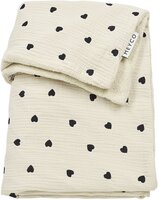 Meyco Baby Sweet Heart Wiegdeken - Soft Sand - 75x100cm - 1.5 TOG