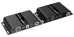 PremiumCord Optische HDMI-extender tot 40 km, resolutie Full HD 1080p, 150 Mbit/s, HDMI 1.3, metalen behuizing, zwart