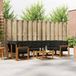 vidaXL - Extérieur - banquette - set - 8 - pièces - Naturel - et - noir