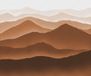 Komar Fotobehang - Macchiato Mountains 300x250cm - Vliesbehang