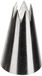 IBILI Étoile Spuitmond Open ster 11 mm, roestvrij staal, zilver, H 50 MM