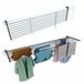 Foxydry Duo, étendoir pour balcon et protection corporelle, pliable, 202 cm | Aluminium et acier inoxydable, pliable, inoxydable, peu encombrant, pour extérieur et terrasse, charge maximale 15 kg, anthracite