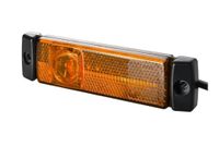 HELLA 2PS 011 422-341 Parkeerlicht - LED - 24V - Opbouw/Schroefaansluiting - Lenskleur: Geel - LED lichtkleur: Geel - Stekker: AMP - 2-polig - links/rechts - Aantal: 1