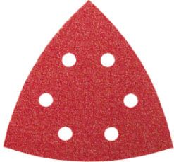 Bosch 2609256A48 Schuurpapier 5 stuks Rood