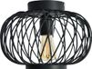 Urban interiors Industriële plafonniere Karly klein, zwart, metaal