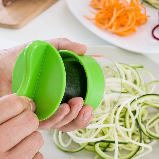Innovagoods Mini Spiraalsnijder voor Groenten - Groen