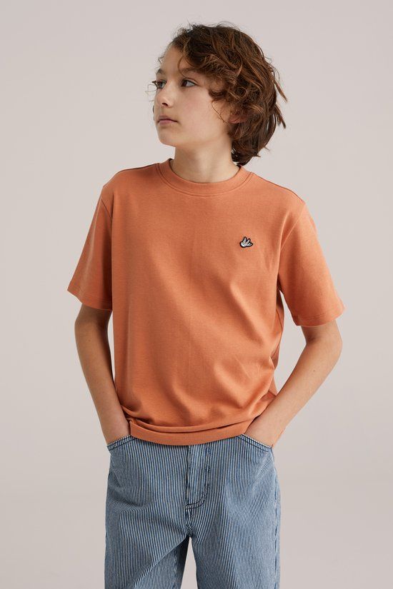 WE Fashion Jongens T-shirt Terra Cotta
