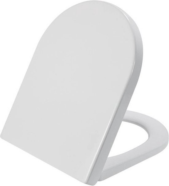 Saqu toiletbril met softclose & quick release 35,9x46,4x5cm Mat wit