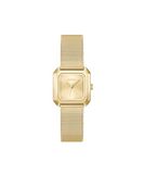 HUGO Horloge met drie wijzers en kwartsuurwerk uit de #HAZEL collectie met roestvrijstalen armband - verkrijgbaar in zilver, goud of regenboogversie