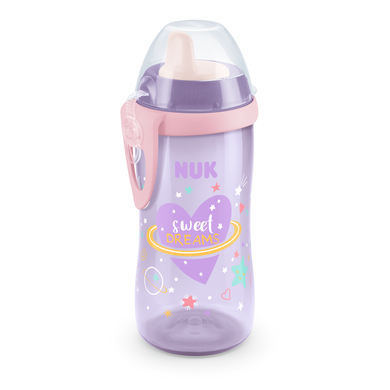 NUK NUK Drinkfles Kiddy Beker Night 300 ml, paars