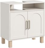 Kleankin Badkamermeubel 60x30x63cm Spaanplaat Gebroken Wit