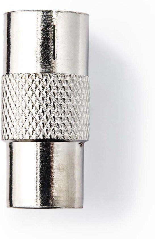 Nedis Coaxadapter IEC (Coax) M-IEC (Coax) F Metaal