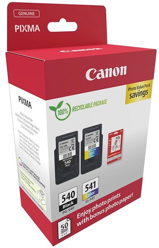 Canon PG-540/CL-541 MultiPack Zwart/Kleur Origineel