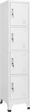 vidaXL Lockerkast met 4 vakken 38x45x180 cm