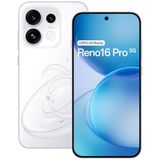 OPPO Reno16 Pro 5G, 200MP camera, 6,32" 144Hz, 6000mAh, 12+512GB, Pop White