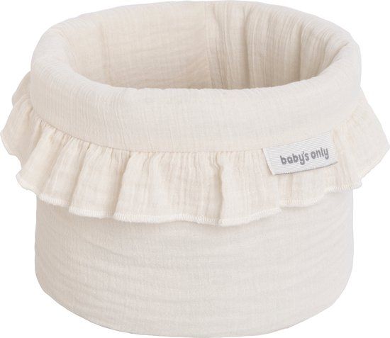 Baby's Only Calm Opbergmandje Rond Katoen Beige