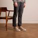 Manfield Heren Beige Suède Loafer Maat 44