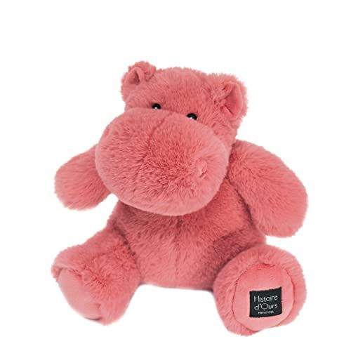Histoire d'ours - Pluche nijlpaard - Hip'Hug - Terracotta - 25 cm - HO3099