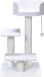 Beeztees Krabpaal Serpa Figo - Wit - 50x50x92 cm