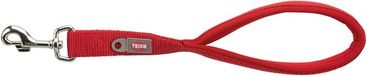 PREMIUM Trixie Hondenriem Korthouder - Neopreen Handvat, Rood - 37,5 x 2,5 cm