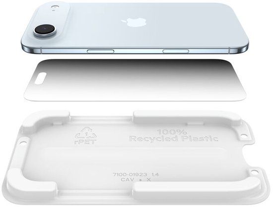 Belkin InvisiGlass Privacy iPhone Air glazen screenprotector